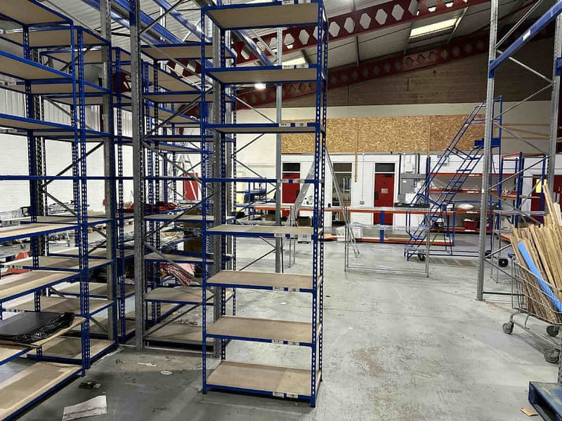 Industrial Shelving 8 Bays Boltless